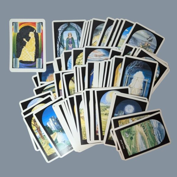 The Arthurian Tarot: A Hallowquest Handbook & Tarot Deck (Matthews / Gray, 1986 - Picture 3 of 4